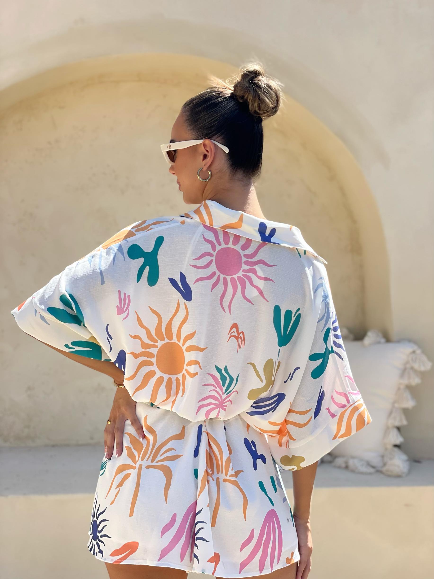 Tropical Print Playsuit