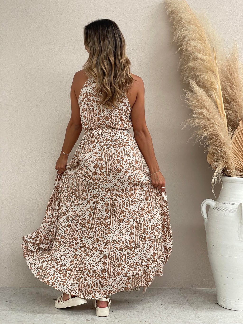 Sleeveless Bohemian Dress