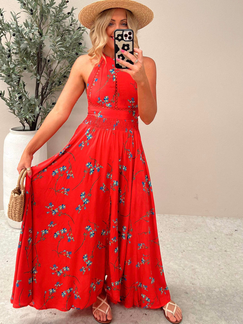 Print Maxi - Red