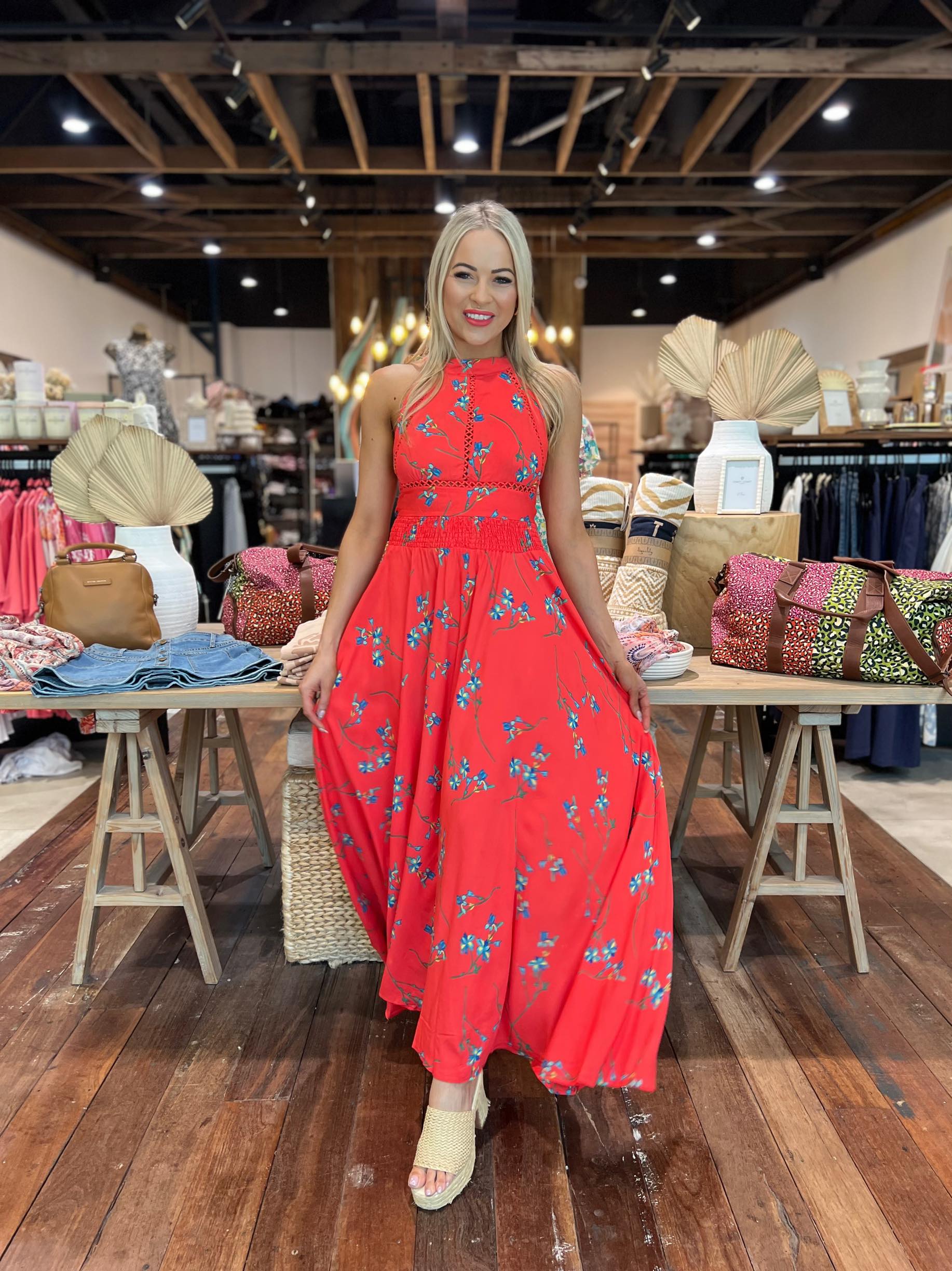 Print Maxi - Red