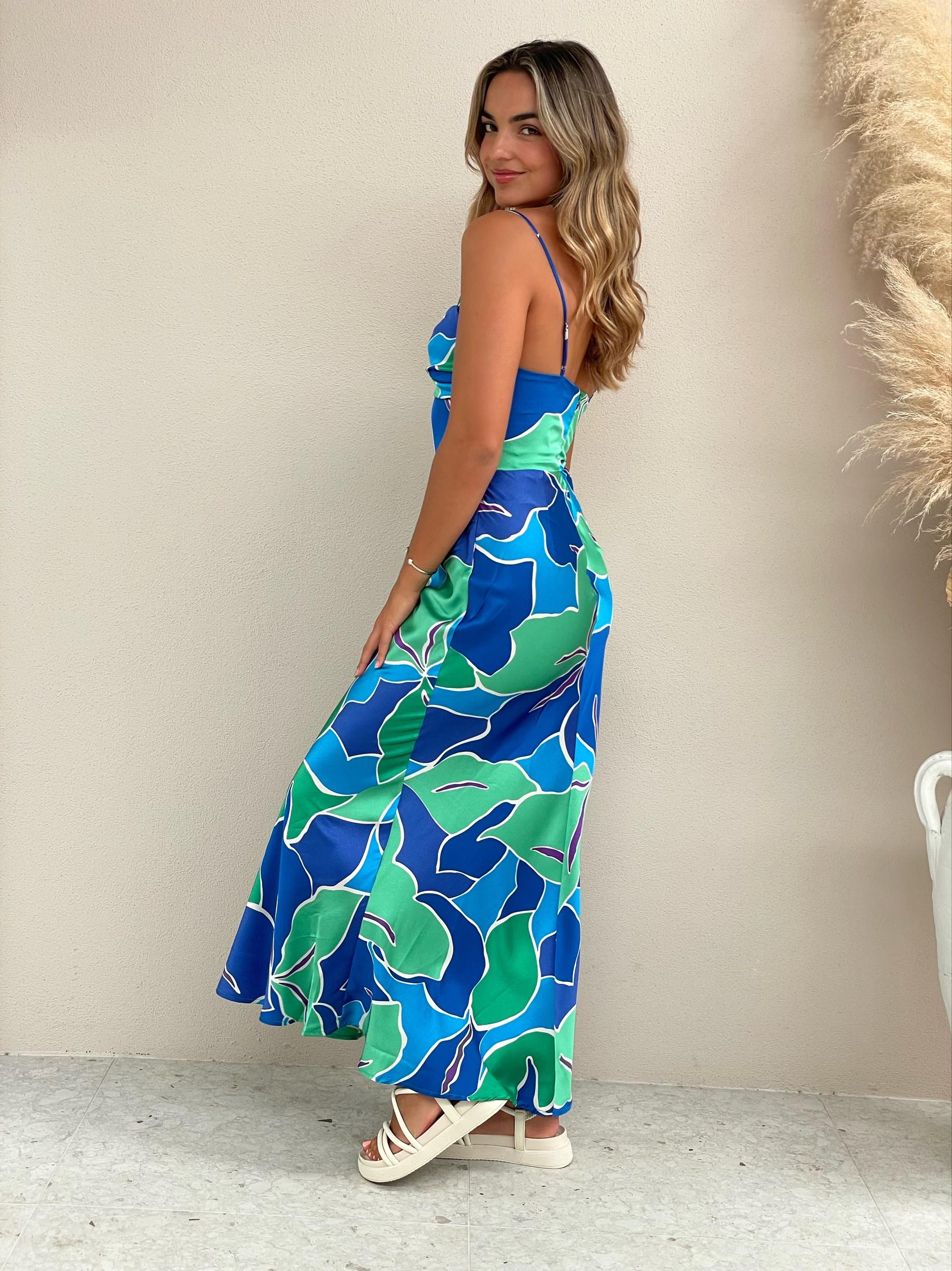 Abstract Print Dress