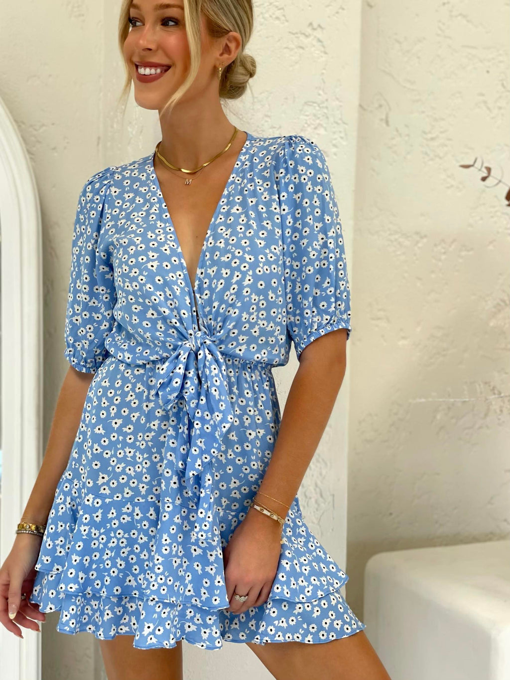 Dress - Blue Floral