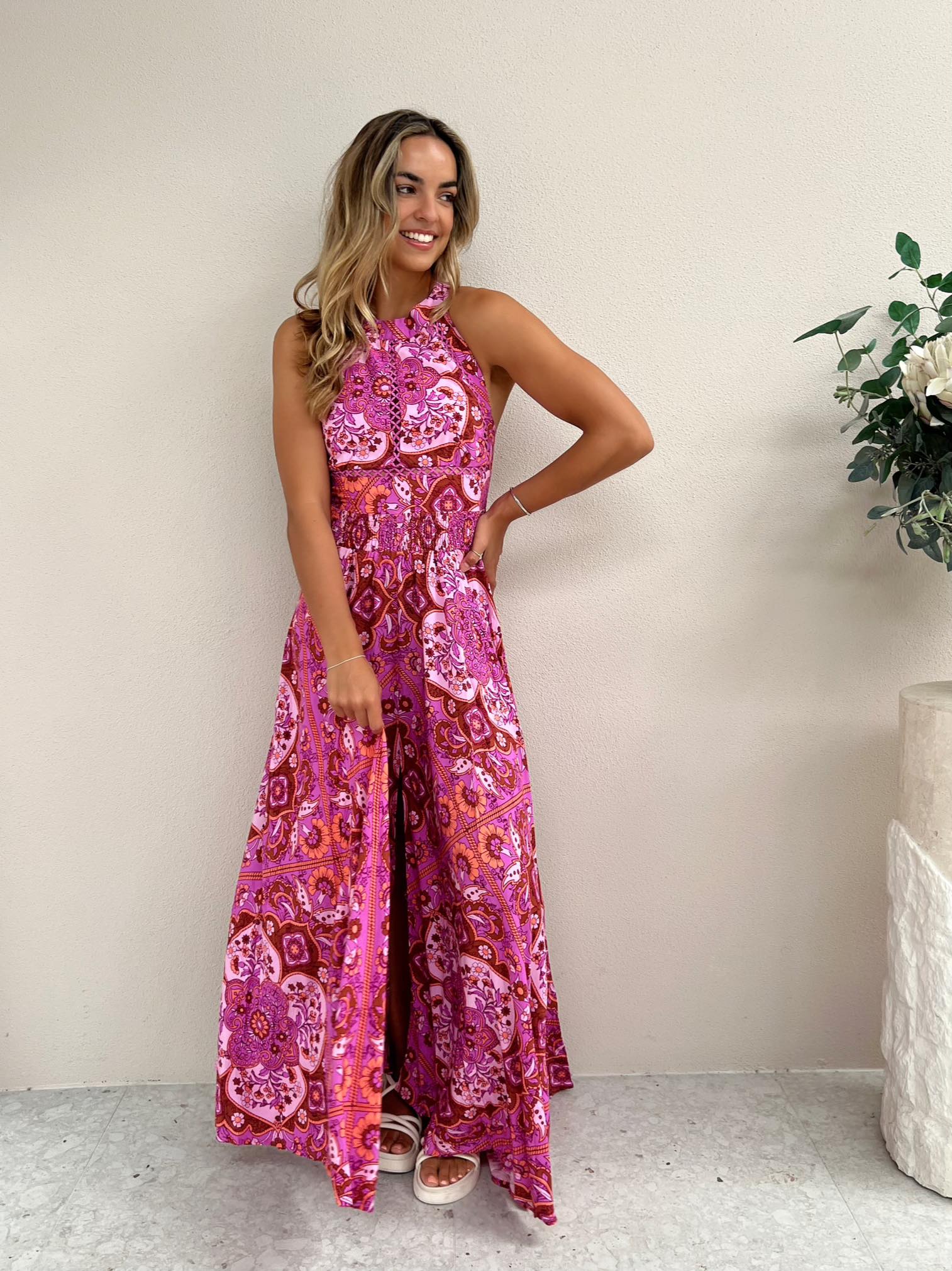 Print Maxi - Pink